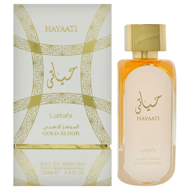 【正規品】【送料無料】 Hayaati Gold Elixir by Lattafa for Women - 3.4 oz EDP Spray
