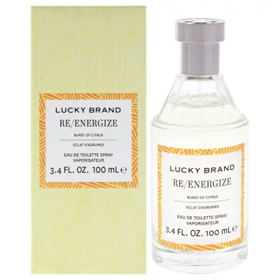 【正規品】【送料無料】 Re-Energize by Lucky Brand for Unisex - 3.4 oz EDT Spray