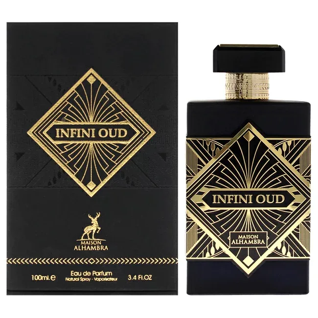 【正規品】【送料無料】 Infini Oud by Maison Alhambra for Unisex - 3.4 oz EDP Spray