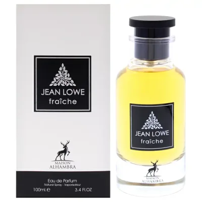 【正規品】【送料無料】 Jean Lowe Fraiche by Maison Alhambra for Men - 3.4 oz EDP Spray