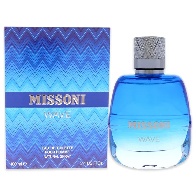【正規品】【送料無料】 Missoni Wave by Missoni for Men - 3.4 oz EDT Spray