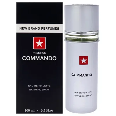 【正規品】【送料無料】 Commando by New Brand for Men - 3.3 oz EDT Spray