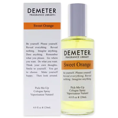 【正規品】【送料無料】 Sweet Orange by Demeter for Unisex - 4 oz Cologne Spray