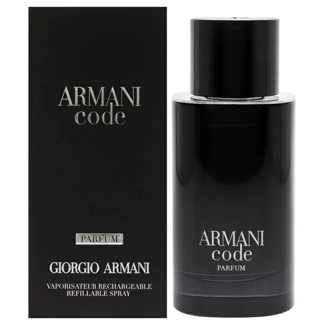 【正規品】【送料無料】 Armani Code by Giorgio Armani for Men - 2.5 oz Parfum Spray (Refillable)