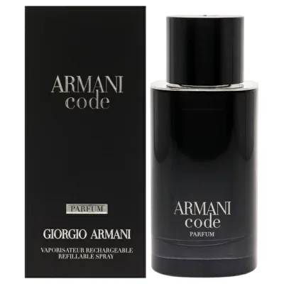 【正規品】【送料無料】 Armani Code by Giorgio Armani for Men - 2.5 oz Parfum Spray (Refillable)