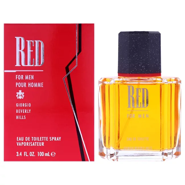 【正規品】【送料無料】 Red by Giorgio Beverly Hills for Men - 3.4 oz EDT Spray