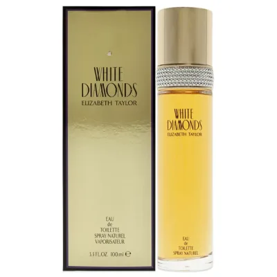 【正規品】【送料無料】 White Diamonds by Elizabeth Taylor for Women - 3.3 oz EDT Spray