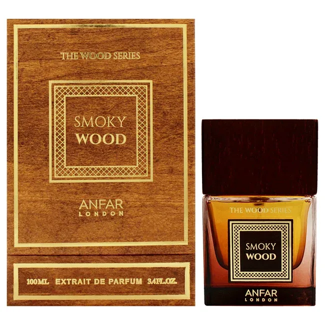 【正規品】【送料無料】 The Wood Series - Smoky Wood by Anfar for Men - 3.4 oz Extrait De Parfum Spray