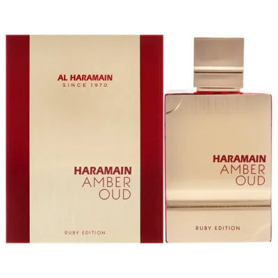 【正規品】【送料無料】 Amber Oud - Ruby Edition by Al Haramain for Unisex - 2 oz EDP Spray