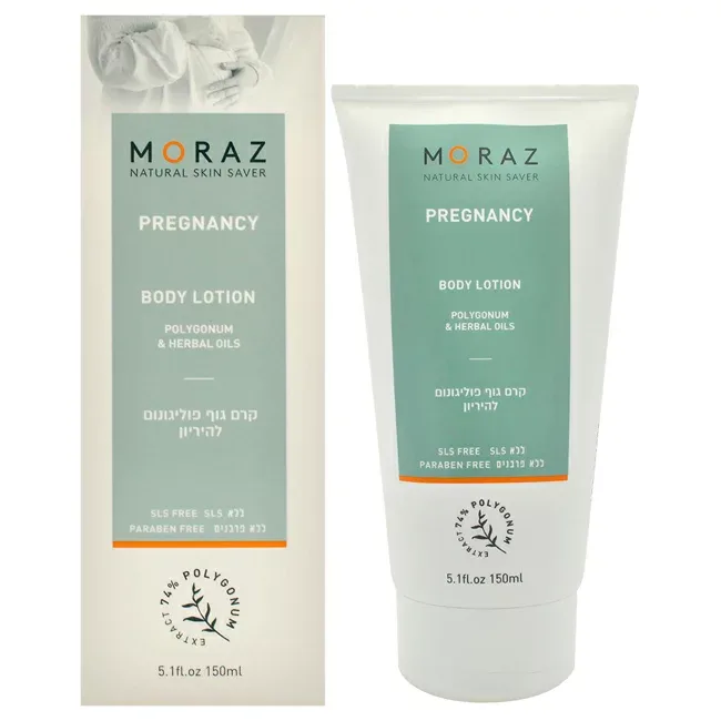 【正規品】【送料無料】 Pregnancy Body Lotion by Moraz for Women - 5.1 oz Body Lotion