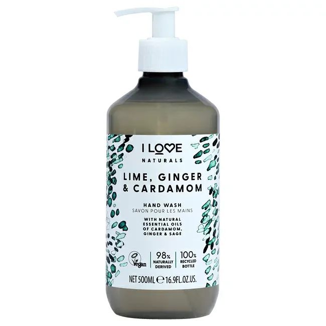 【正規品】【送料無料】 Naturals Hand and Body Lotion - Lime-Ginger and Cardamon by I Love Cosmetics for Women - 16.9 oz Body Lotion