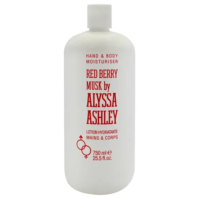 【正規品】【送料無料】 Red Berry Musk Hand and Body Moisturiser by Alyssa Ashley for Unisex - 25.5 oz Body Lotion