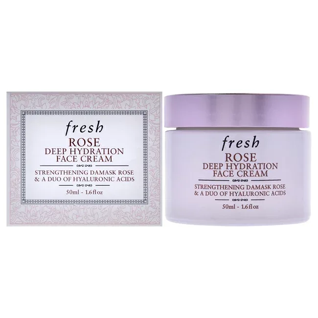 【正規品】【送料無料】 Rose Deep Hydration Face Cream by Fresh for Women - 1.6 oz Cream