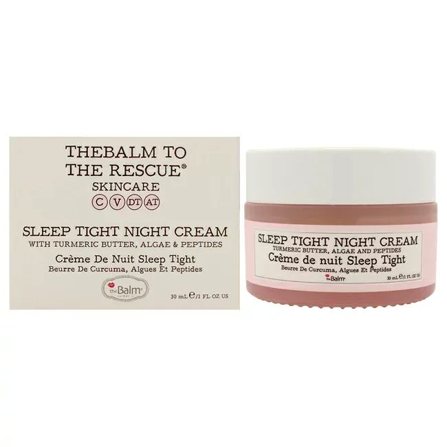 【正規品】【送料無料】 Sleep Tight Night Cream by the Balm for Women - 1 oz Cream