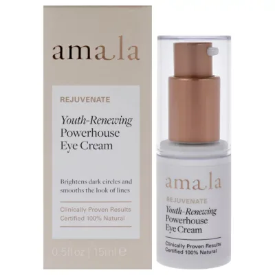 【正規品】【送料無料】 Youth-Renewing Powerhouse Eye Cream by Amala for Women - 0.5 oz Cream