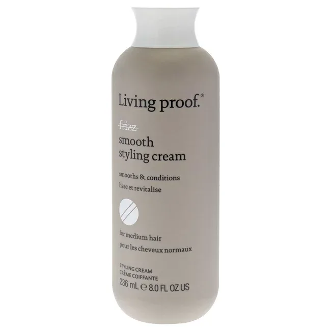 【正規品】【送料無料】 No Frizz Smooth Styling Cream by Living Proof for Unisex - 8 oz Cream