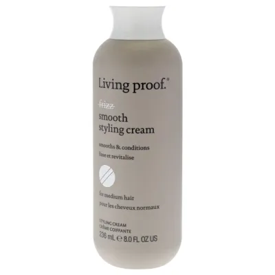 【正規品】【送料無料】 No Frizz Smooth Styling Cream by Living Proof for Unisex - 8 oz Cream