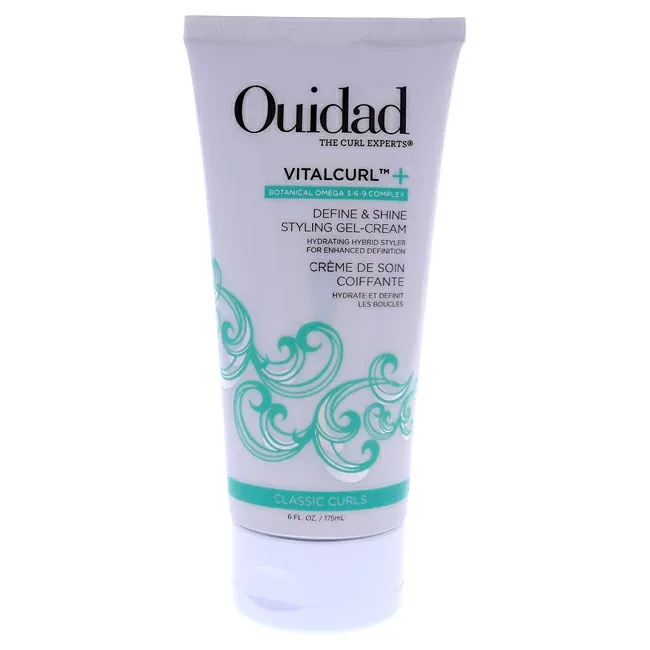 【正規品】【送料無料】 VitalCurl Plus Define and Shine Styling Gel-Cream by Ouidad for Unisex - 6 oz Cream