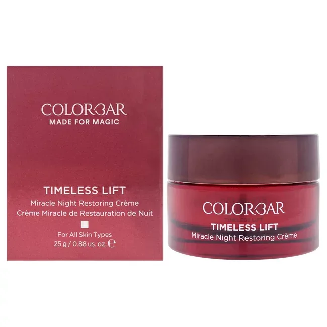 【正規品】【送料無料】 Timeless Lift Miracle Night Restoring Creme by Colorbar for Women - 0.88 oz Cream