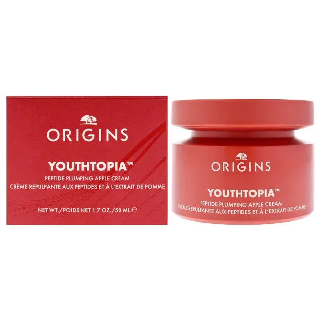 【正規品】【送料無料】 Youthopia Peptide Plumping Apple Cream by Origins for Unisex - 1.7 oz Cream