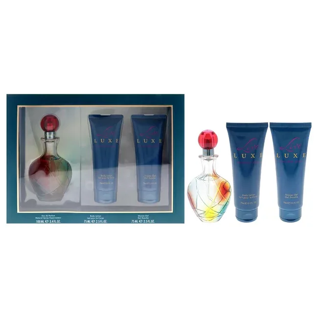 【正規品】【送料無料】 Live Luxe by Jennifer Lopez for Women - 3 Pc Gift Set 3.4oz EDP Spray, 2.5oz Shower Gel, 2.5oz Body Lotion