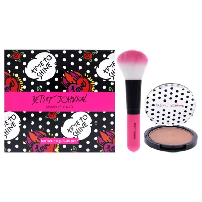 【正規品】【送料無料】 Sparkle Hard by Betsey Johnson for Women - 0.35 oz Highlighter