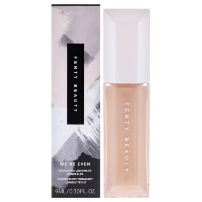 【正規品】【送料無料】 Were Even Hydrating Longwear Concealer - 240N Light Medium With Neutral Undertones by Fenty Beauty for Women - 0.3 oz Concealer
