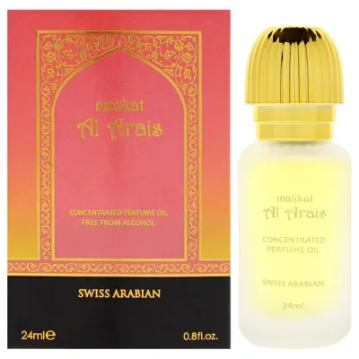 【正規品】【送料無料】 Malikat Al Arais by Swiss Arabian for Unisex - 0.8 oz Concentrated Perfume Oil Rollerball
