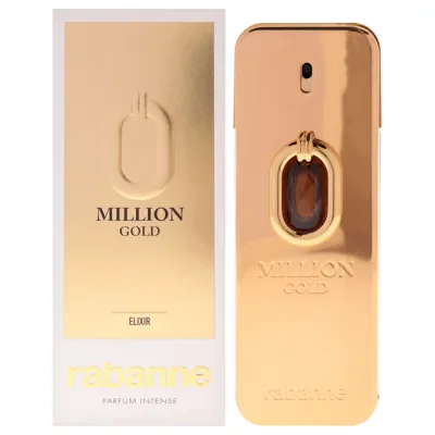 【正規品】【送料無料】 1 Million Gold Elixir Intense by Paco Rabanne for Men - 3.4 oz Parfum Spray