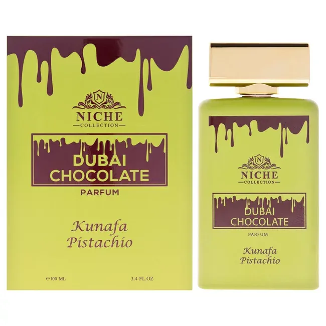 【正規品】【送料無料】 Niche Collection - Dubai Chocolate Kunafa Pistachio by Khalis for Unisex - 3.4 oz Parfum Spray