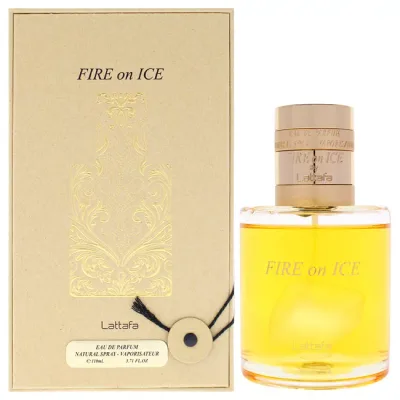 【正規品】【送料無料】 Fire on Ice by Lattafa for Unisex - 3.7 oz EDP Spray