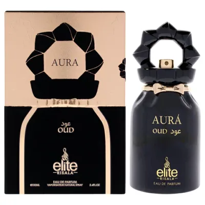 【正規品】【送料無料】 Elite - Aura Oud by Risala for Unisex - 3.4 oz EDP Spray