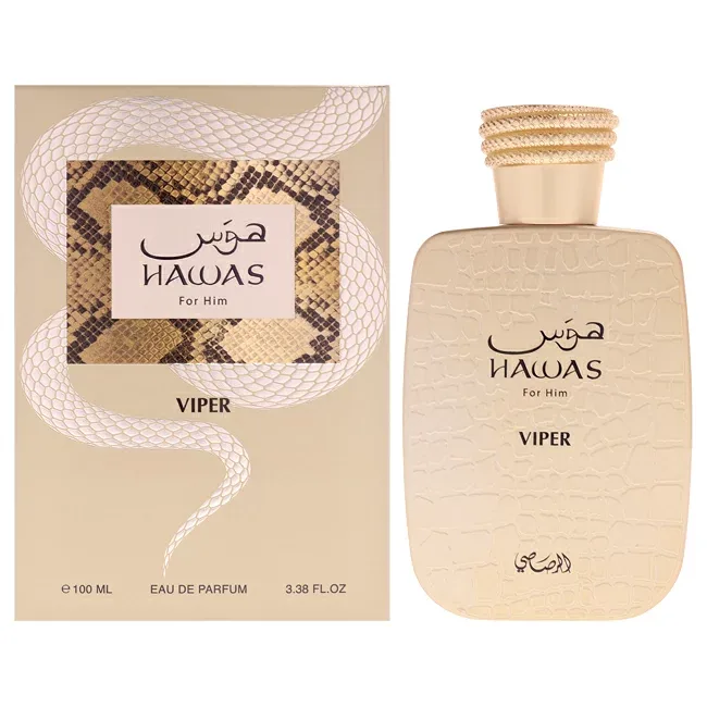 【正規品】【送料無料】 Hawas Collection - Viper by Rasasi for Men - 3.38 oz EDP Spray