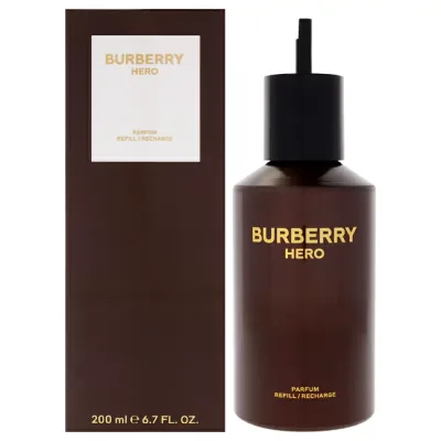 【正規品】【送料無料】 Burberry Hero by Burberry for Men - 6.7 oz Parfum Spray (Refill)