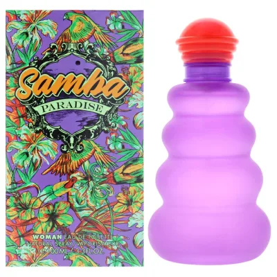 【正規品】【送料無料】 Samba Paradise by Perfumers Workshop for Women - 3.3 oz EDT Spray
