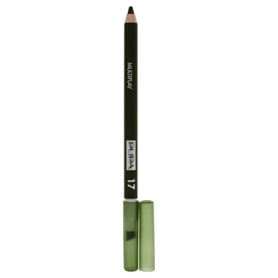 【正規品】【送料無料】 Multiplay Eye Pencil - 17 Elm Green by Pupa Milano for Women - 0.04 oz Eyebrow Pencil