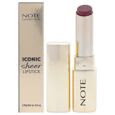 【正規品】【送料無料】 Iconic Sheer Lipstick - 205 Mystick by Note Cosmetique for Women - 0.11 oz Lipstick