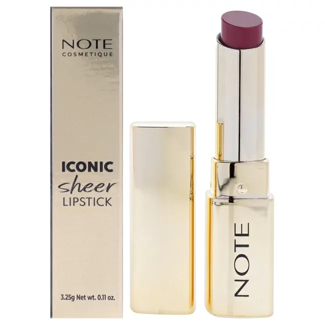 【正規品】【送料無料】 Iconic Sheer Lipstick - 210 Alluring by Note Cosmetique for Women - 0.11 oz Lipstick