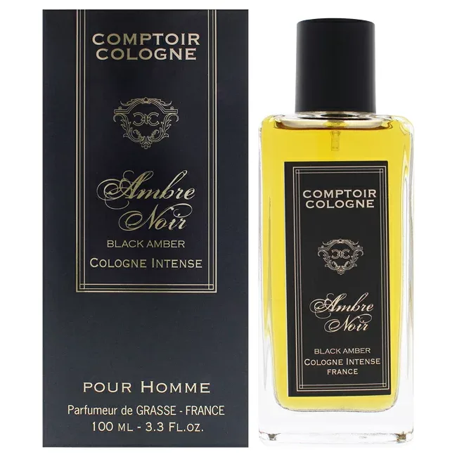 【正規品】【送料無料】 Black Amber Intense by Comptoir Cologne for Men - 3.3 oz Cologne Spray