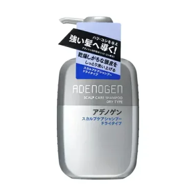 資生堂 アデノゲン スカルプケアシャンプー ドライタイプ 400mL ポンプ付ボトル (ノンシリコーン)