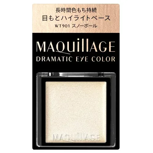 資生堂 マキアージュ ドラマティックアイカラー (クリーム) WT901 スノーボール 長時間色もち持続ベース (クリームアイシャドウ)