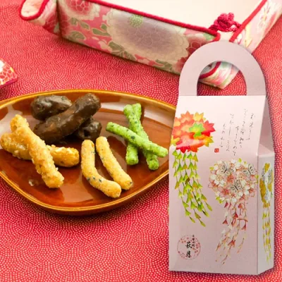 退職 お菓子| プチギフト 花かりん (3袋入) |退職 お菓子 御礼 御挨拶 おかき プチギフト せんべい おせんべい 個包装 感謝 お返し あられ お煎餅 和菓子 お礼 京都 かりんとう 和菓子 お手土産