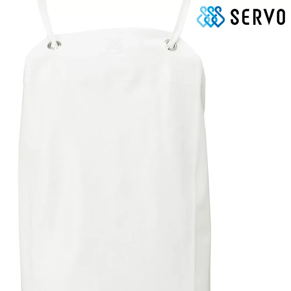 エプロン タフライトソフト TL1511 ホワイト SS〜L SERVO サーヴォ FOOD FACTORY PRO フードファクトリープロ