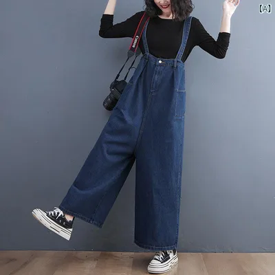 サロペット レディース オーバーオール 大きいサイズ ゆったり 体型カバー デニム パンツ 着痩せ 細見え ジーパン ジーンズ ワイドパンツ 切り替え デザイン カジュアル 普段使い 春夏