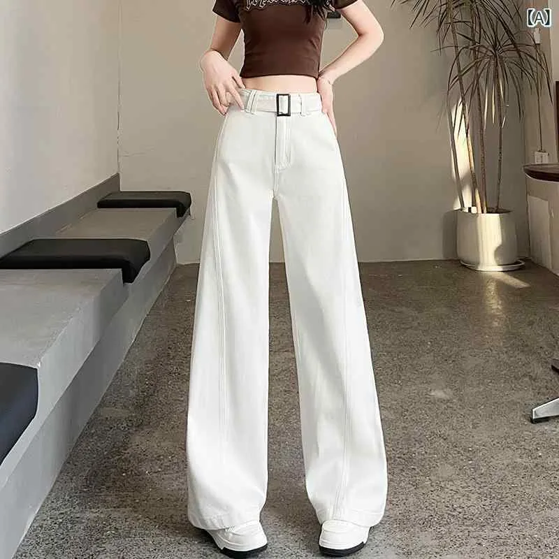 デニムパンツ レディース 大きいサイズ ハイウエスト ワイドパンツ ジーンズ ジーパン ズボン ボトムス ゆったり ストレートパンツ 接触冷感 薄手 伸縮性 ストレッチ 体系カバー 着痩せ 細見え お腹周り 二の腕カバー 体型カバー 垂れ感 落ち感 ロン