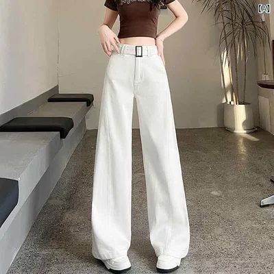 デニムパンツ レディース 大きいサイズ ハイウエスト ワイドパンツ ジーンズ ジーパン ズボン ボトムス ゆったり ストレートパンツ 接触冷感 薄手 伸縮性 ストレッチ 体系カバー 着痩せ 細見え お腹周り 二の腕カバー 体型カバー 垂れ感 落ち感 ロン