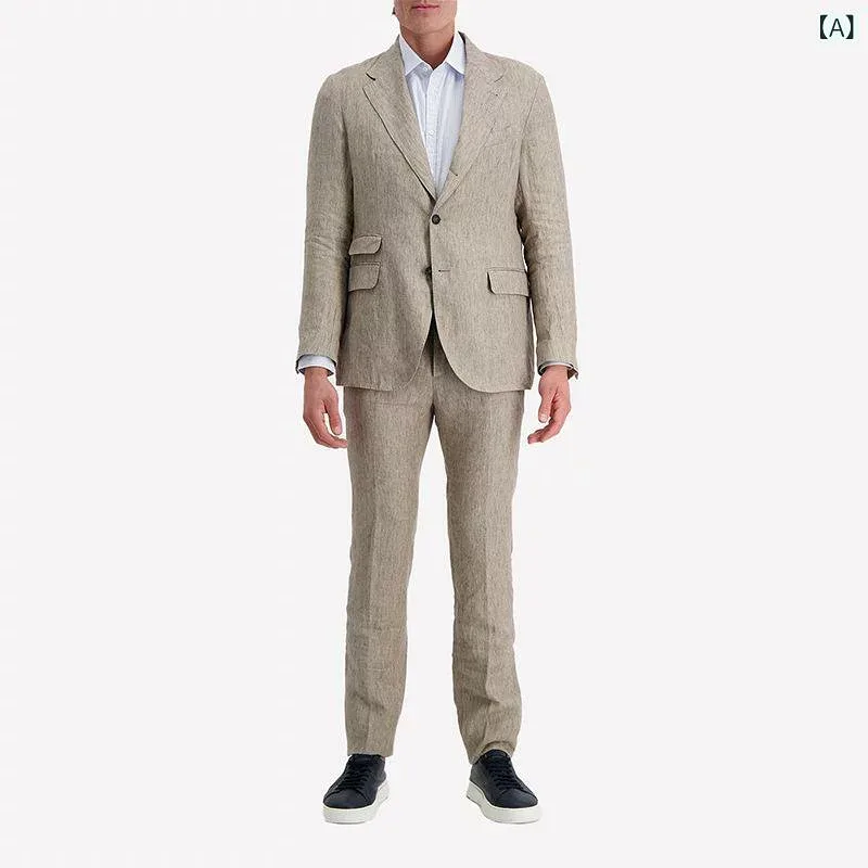 セットアップ メンズ 男性用 スーツ上下 ジャケット スラックス テーラードジャケット パンツ 2点セット 長袖 襟付き 翻領 ビジネスカジュアル 紳士服 上品 きれいめ フォーマル 通勤 通学 普段使い お出かけ 体型カバー 大きいサイズ ゆったり お