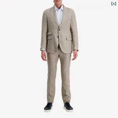 セットアップ メンズ 男性用 スーツ上下 ジャケット スラックス テーラードジャケット パンツ 2点セット 長袖 襟付き 翻領 ビジネスカジュアル 紳士服 上品 きれいめ フォーマル 通勤 通学 普段使い お出かけ 体型カバー 大きいサイズ ゆったり お