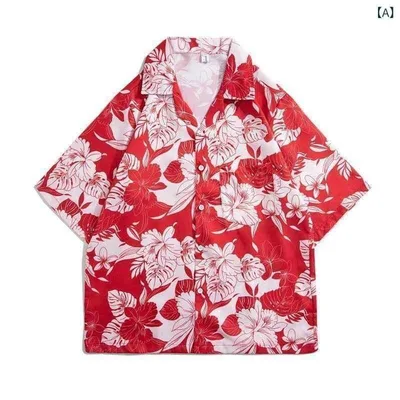 シャツ メンズ レディース ユニセックス 半袖 アロハシャツ ハワイアンシャツ 港風 レトロ ヴィンテージ 花柄 総柄 デザインシャツ ビッグシルエット ゆったり 体型カバー 大きいサイズ プラスサイズ 落ち感 襟付き 羽織り カジュアル トップス 普段