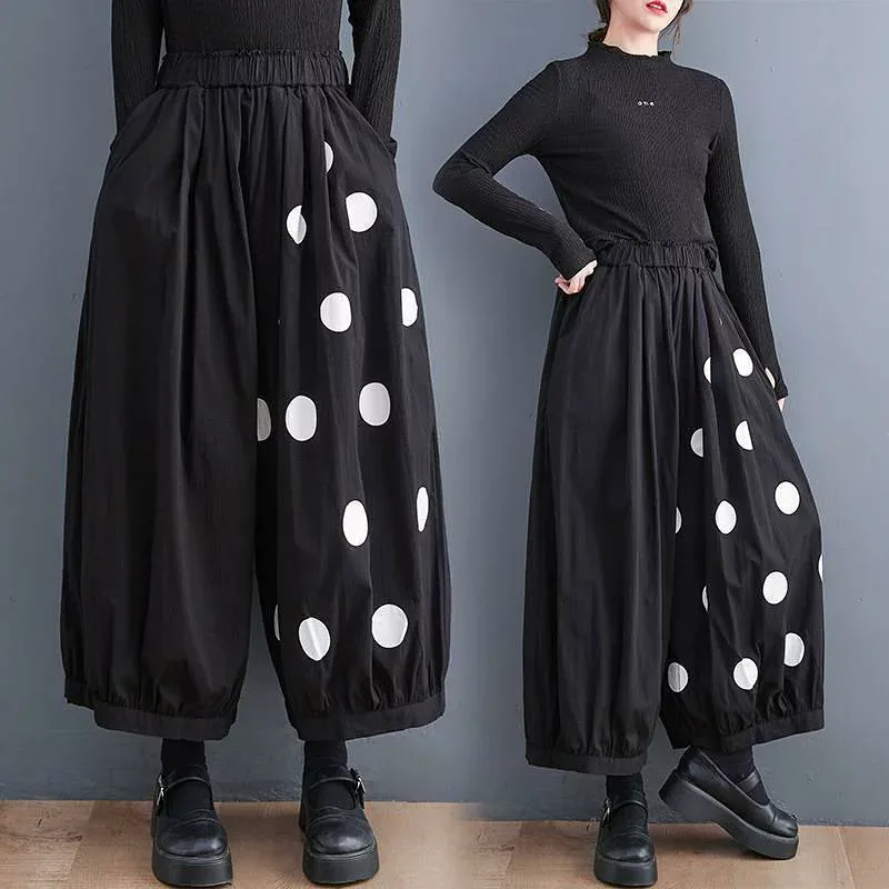 ガウチョパンツ レディース 秋冬 ゆったり ワイドパンツ スカンツ 大きいサイズ 体型カバー ロングパンツ ハイウエスト 着痩せ 細見え 体系カバー プラスサイズ 落ち感 ゆるパンツ 柄パンツ 美脚 効果 部屋着 普段使い カジュアル ロング丈 ボトムス